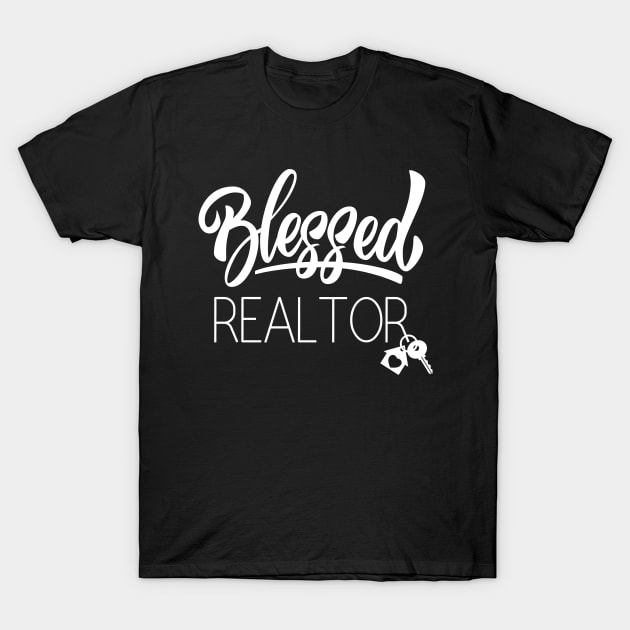 Blessed Realtor T-Shirt by Real Estate Store